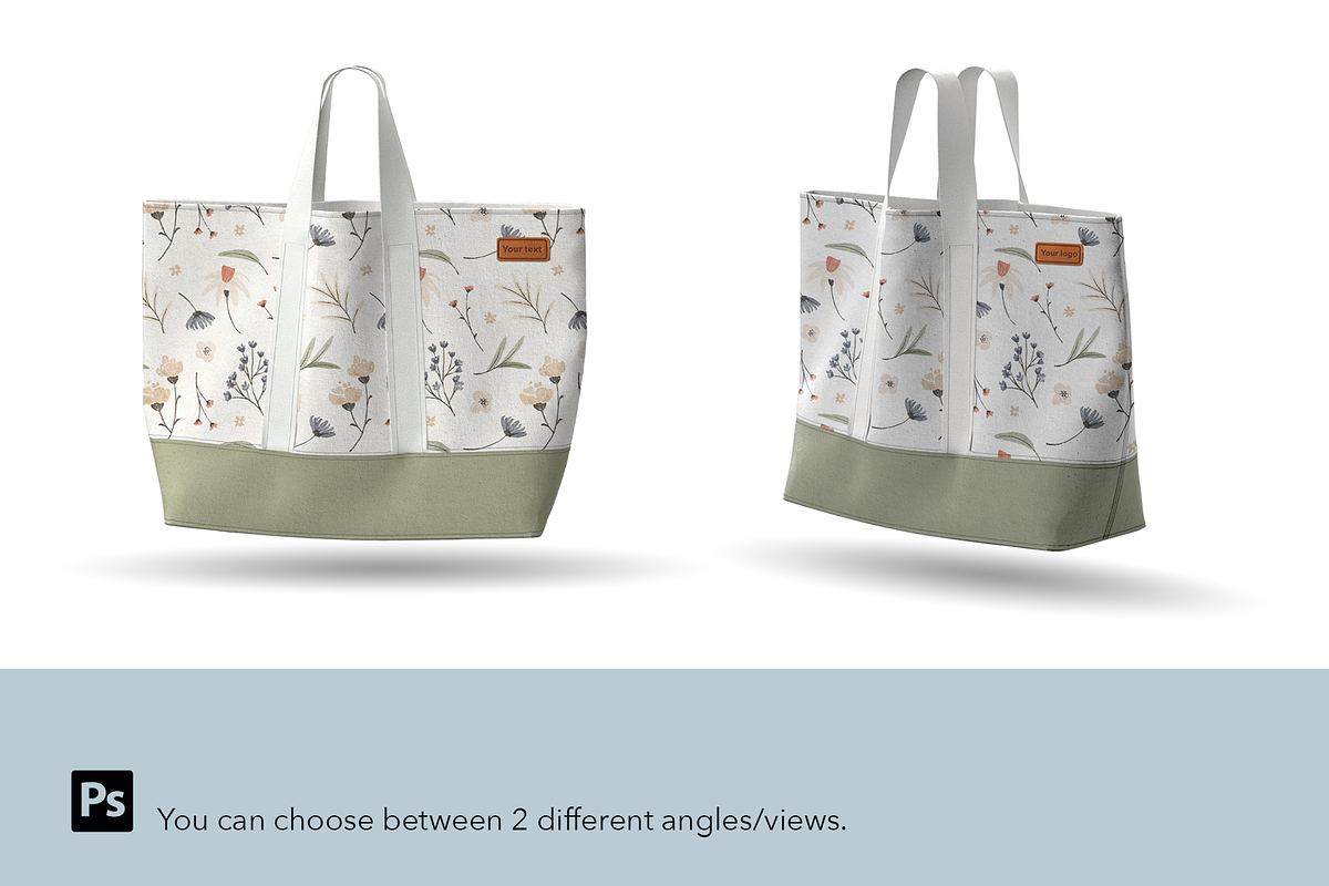 Shopper Canvas Bag Mockup Set., a Product Mockup by Irena Matiash shop (Photo 2 of 6)