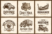 Vintage Transport and Vehicle Icon, a Transportation Illustration by Creative Stall (Thumbnail 3 of 10)
