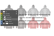 Washed Hoodie Mockup Editable PSD, a Hoody Mockup by std.badboy (Thumbnail 3 of 4)