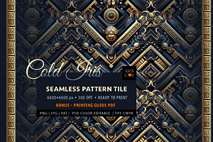 Luxurious Art Deco & Baroque Pattern