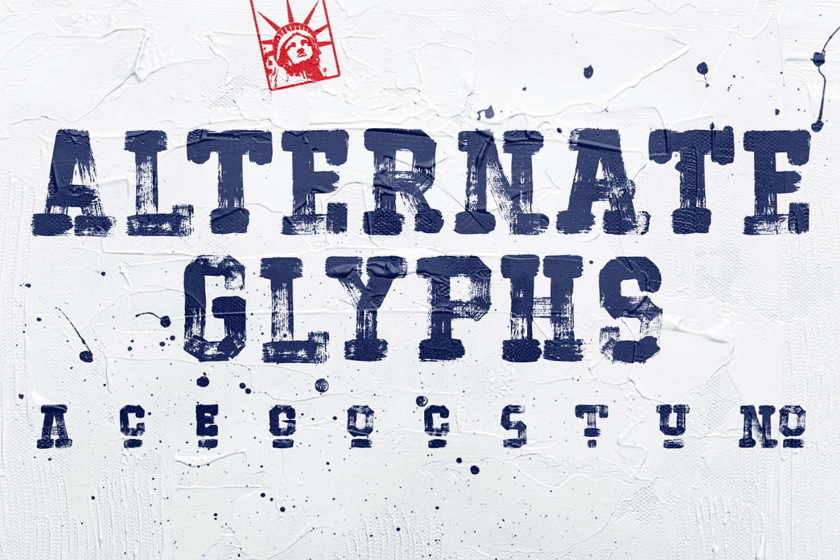 Hockeynight Serif Brush, a Font by XTOPH - Fonts (Photo 5 of 6)