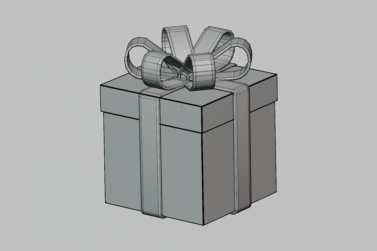 Gift box 3d model, an Object 3D Model by fahad121 (Photo 7 of 8)