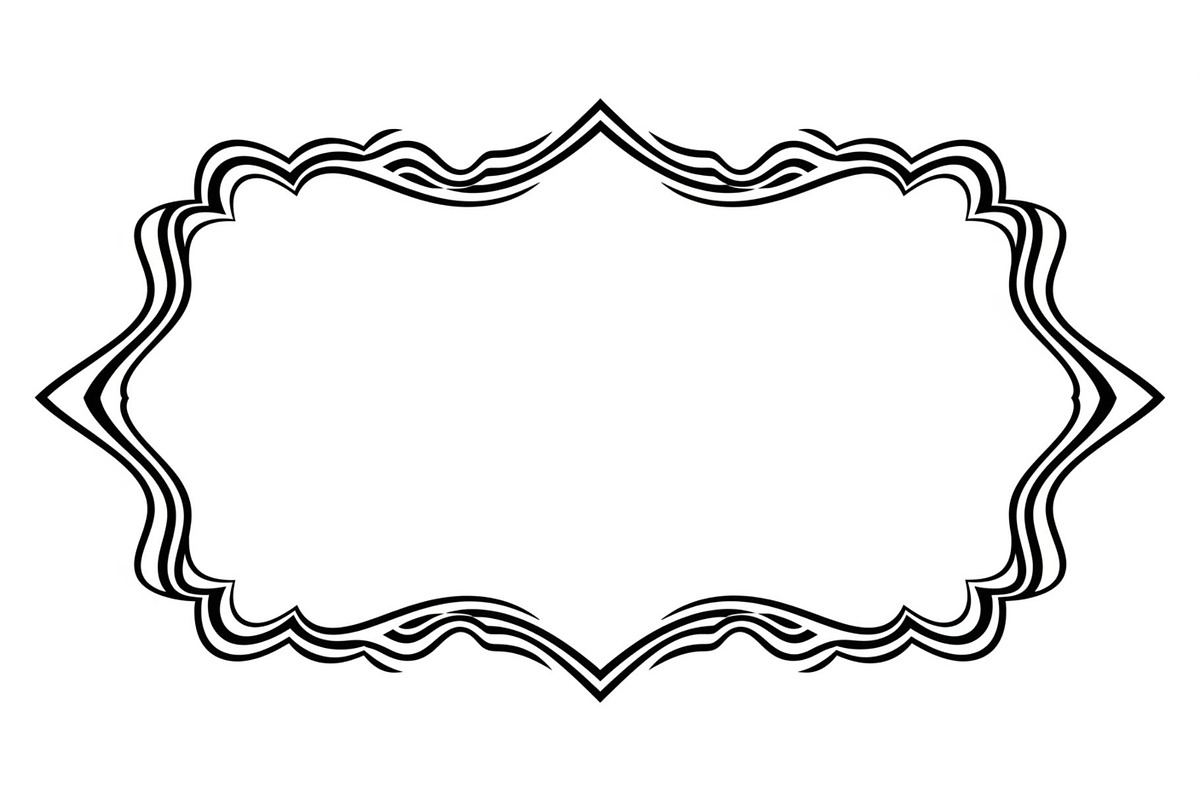 Wavy Scalloped Label Frame Bundle, an Illustration by musafir_fashion (Photo 23 of 51)