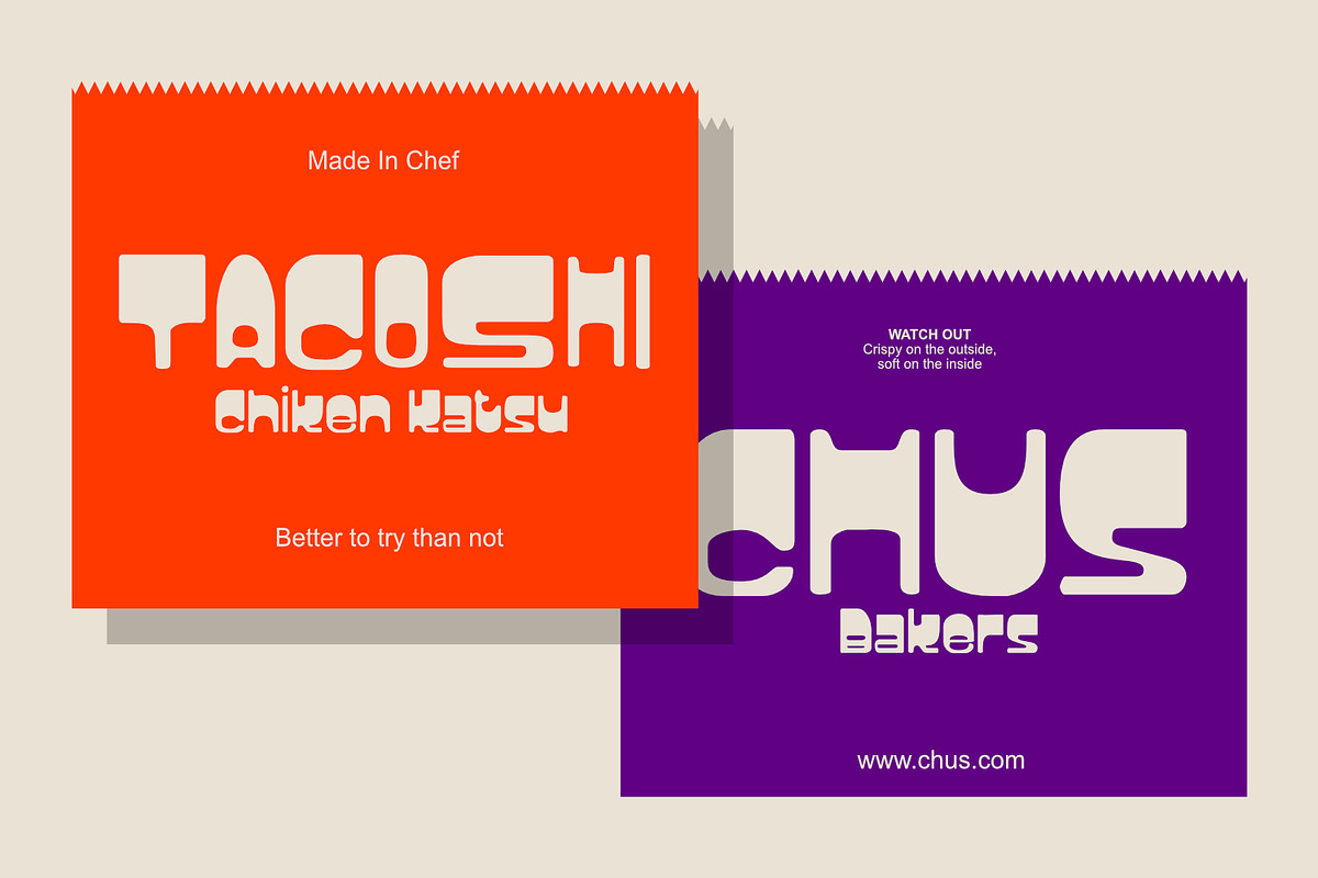 Chubuy Extra - Display Font, a Sans Serif Font by Khoir (Photo 7 of 12)