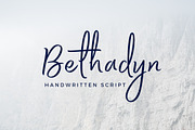 Bethadyn, a Script Font by Aantebas (Thumbnail 1 of 5)