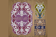 Label Art Nouveau - sets, a Decorative Illustration by Stanislav Kharchevskyi (Thumbnail 6 of 8)