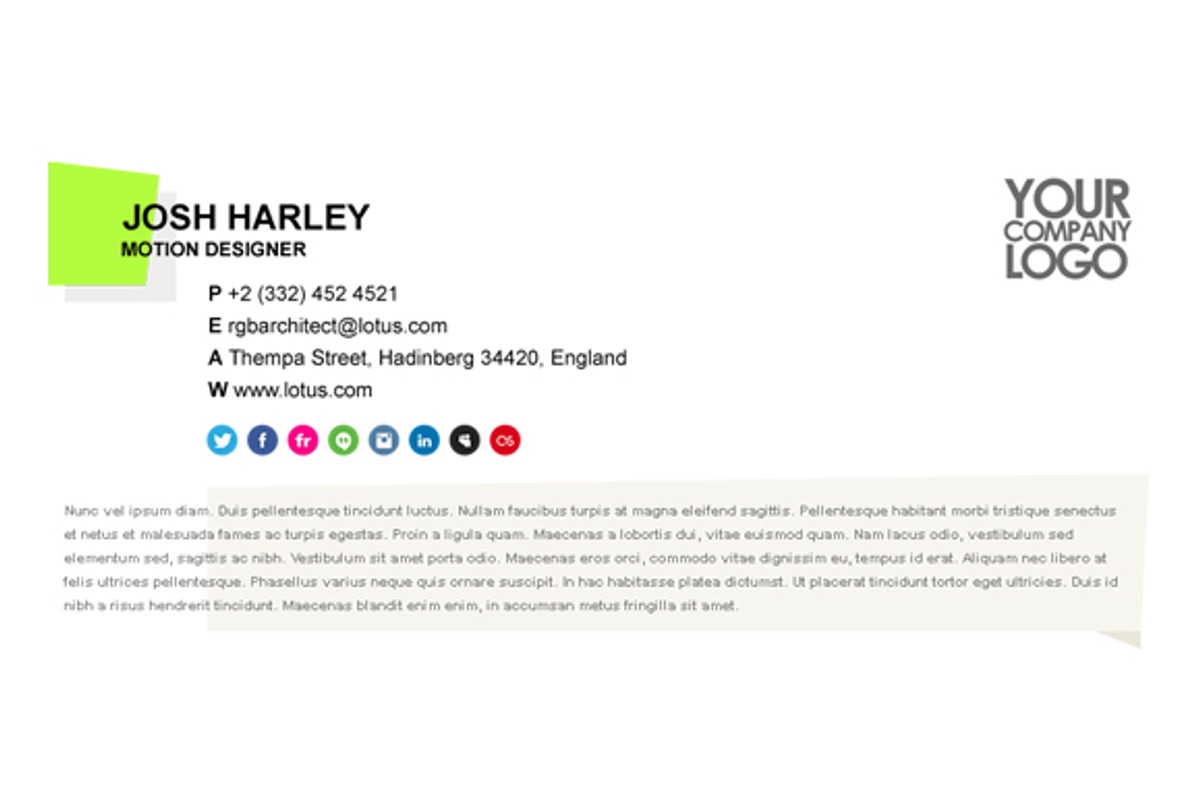 E-Signature (Color), a Templates & Theme by Renovatio (Photo 2 of 2)