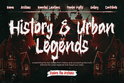 The Silent Murder - Bloody Typeface, a Sans Serif Font by agnyhasyastudio (Thumbnail 14 of 16)
