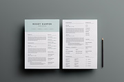 3 Page Resume Template | INDD + DOCX, a Resume Template by Basic Creations (Thumbnail 2 of 5)
