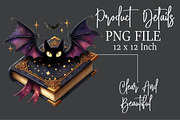 Halloween Reading Clipart, a Seasonal Illustration by Rose Art (Thumbnail 4 of 7)