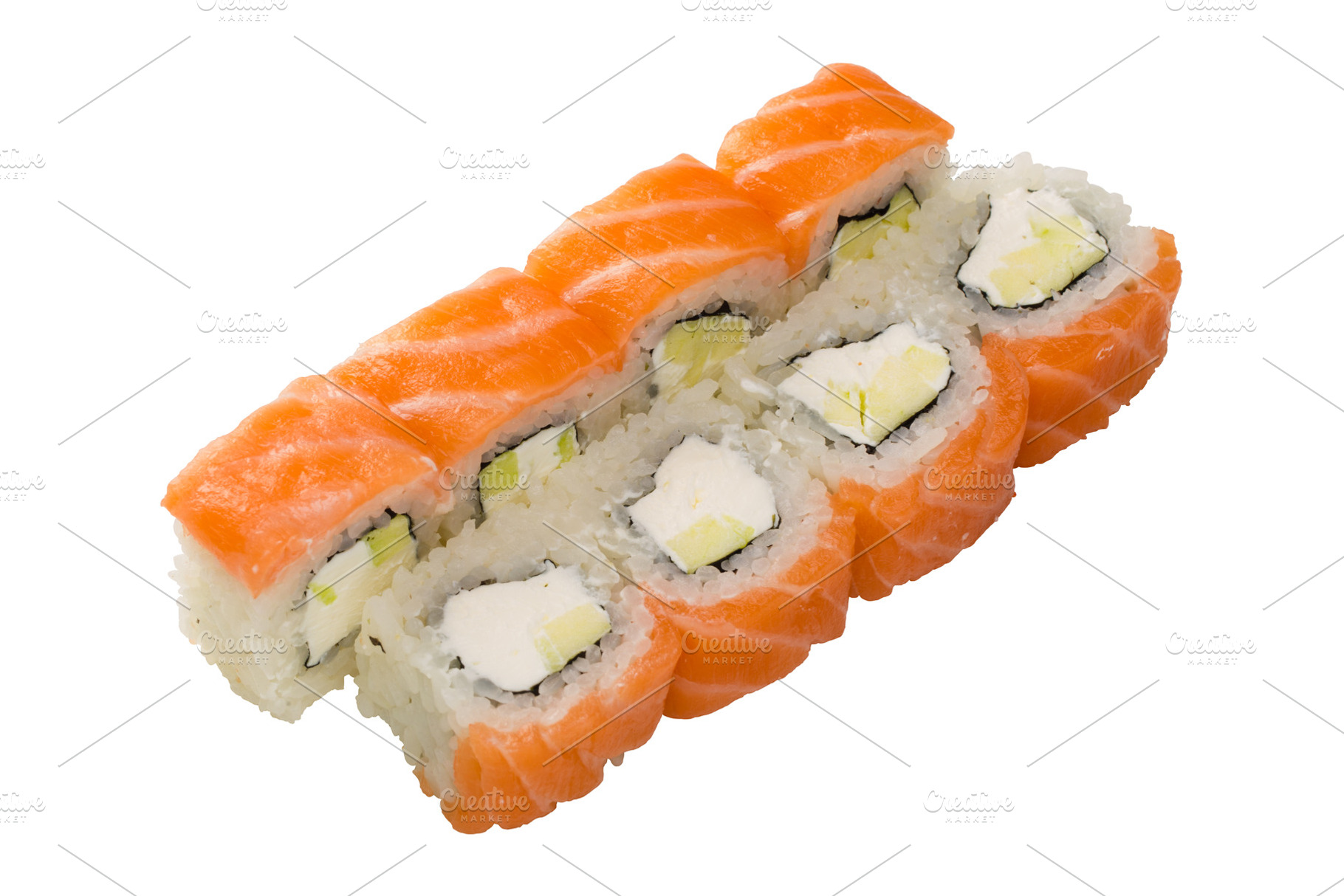 Asian cuisine japanese cuisine sus featuring sushi, food, and roll, a Food & Drink Photo by oleghz