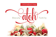 Beauty Atok Script Family (update), a Script Font by Olexstudio (Thumbnail 1 of 5)
