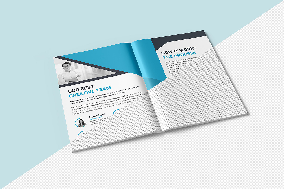 5.5x8.5 Brochure / Catalogue Mockup, a Books & Magazine Mockup by Illusiongraphic (Photo 15 of 22)