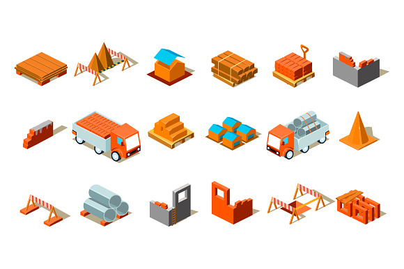 Construction Project Isometric