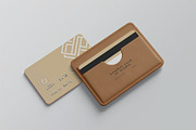 Leather Card Holder Mockup, an Advertising Mockup by zpackcreative (Thumbnail 5 of 5)
