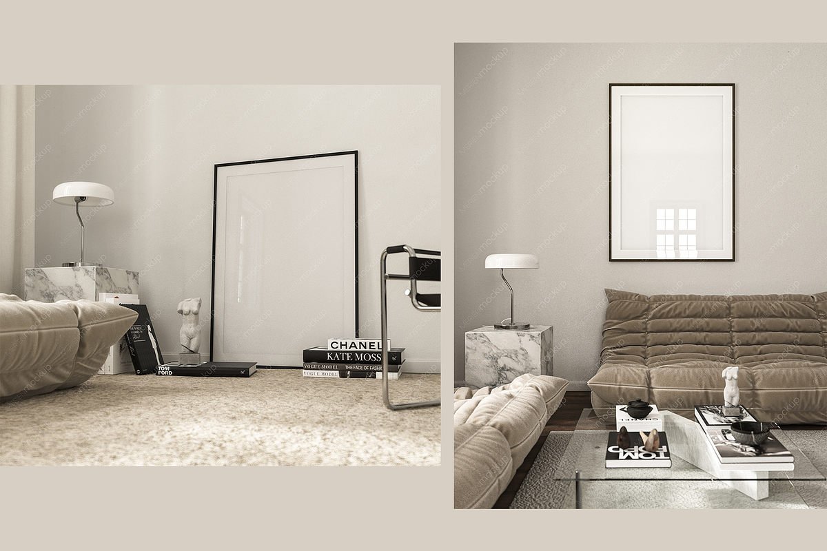 Premium Bundle of 8 Frame Mockups, a Mockup by Merien Mockup (Photo 2 of 5)