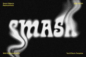 Dissolving Grain Text Effect, a Layer Style Add-On by dokudokunomi