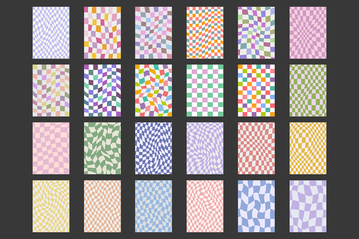 GROOVY PATTERNS. Y2K VECTOR TEXTURES, a Pattern Graphic by craftlove (Photo 11 of 13)