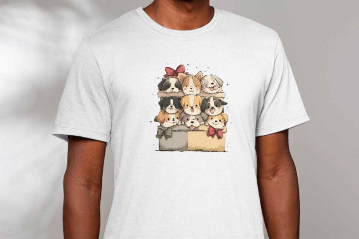 Kawaii Christmas Dogs Clipart, an Illustration by Markicha Art (Photo 4 of 5)