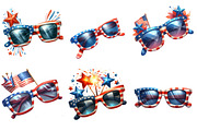American 4th of July - Patriotic Gla, an Illustration by Sublimation Artist (Thumbnail 2 of 6)