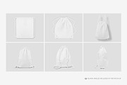 Drawstring Bag Mock-up, an Apparel Mockup by Branda Keeps (Thumbnail 3 of 17)