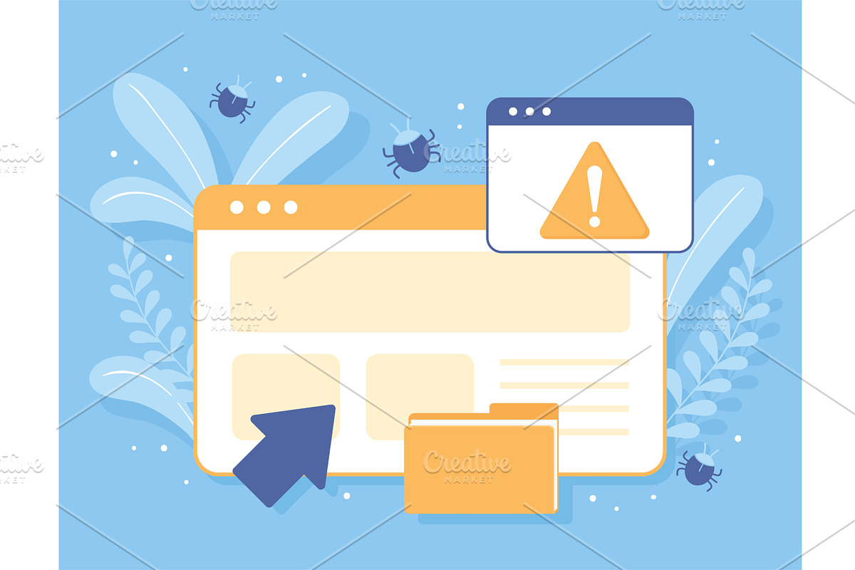 data protection antivirus, a Technology Illustration by studiogstock