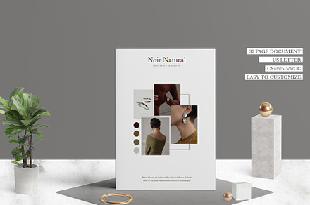Noir Natural Moodboard Magazine
