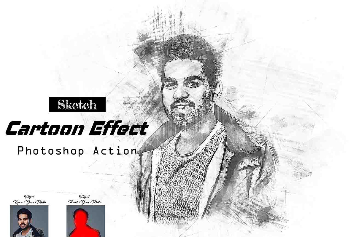 Faster Sketch Effect Ps Action, an Action Add-On by Studio Retouch (Photo 17 of 34)