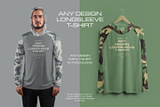 14 Men's Mockups Long Sleeve T-Shir, a Shirt Mockup by Grow Design Craft Studio (Thumbnail 4 of 7)