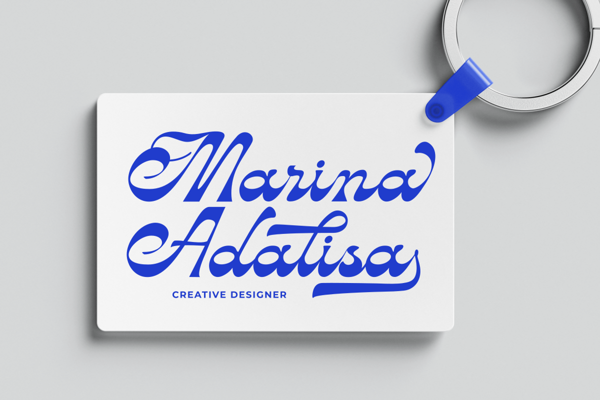 Abiglia, a Script Font by zeenesia (Photo 14 of 17)