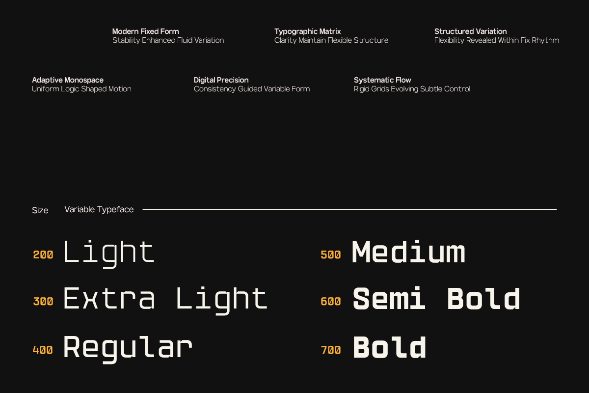 GC Vensca Mono - Modern Monospace, a Sans Serif Font by Glyphonic (Photo 7 of 15)