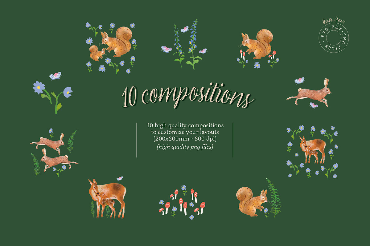 Dear Mom Collection, an Animal Illustration by Sara Zanello (Photo 4 of 12)