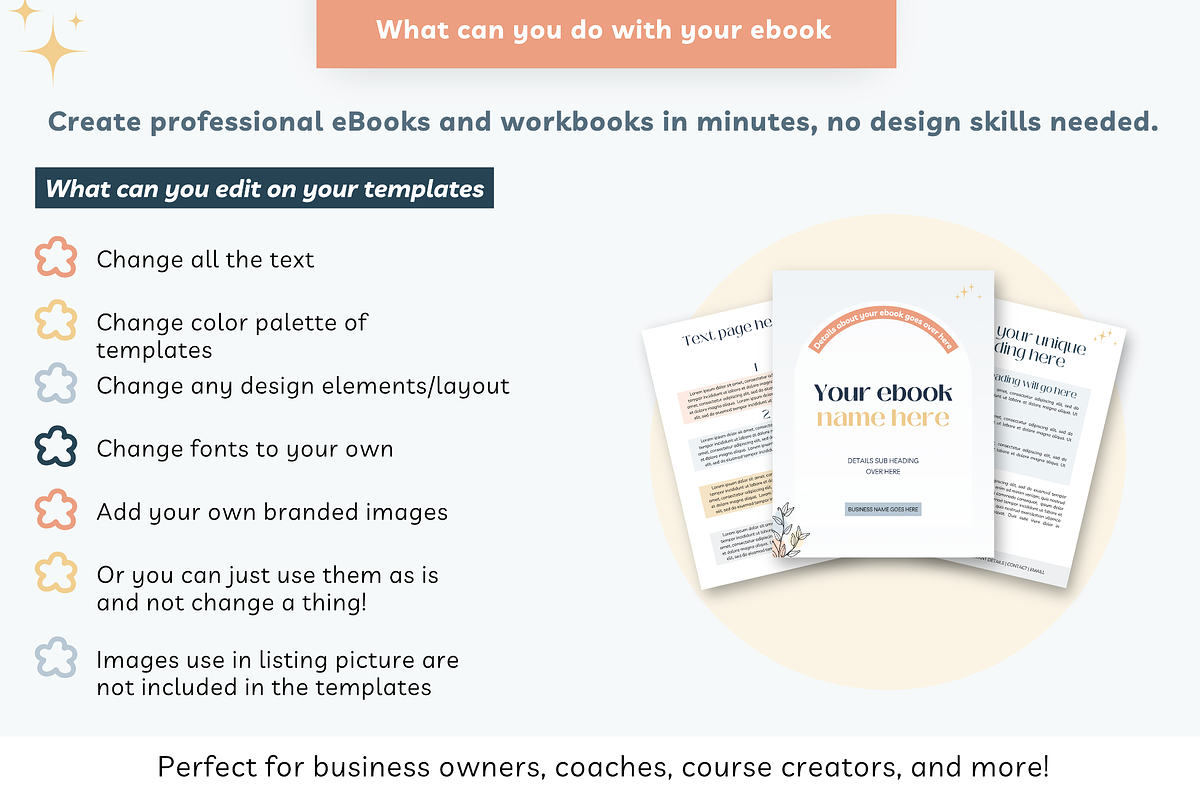 Ebook Workbook Canva Template preview 5