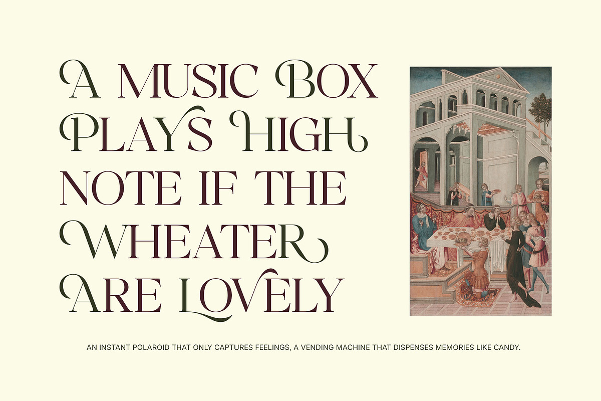 Deluxer - Elegant Modern Serif, a Serif Font by Typia Nesia (Photo 7 of 16)