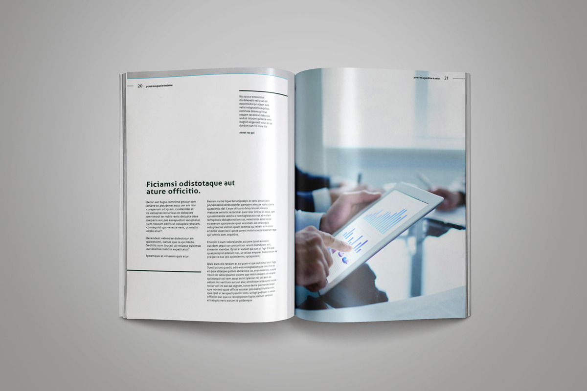 InDesign Magazine Template, a Magazine Template by Indotitas (Photo 8 of 10)