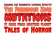 Meltdown - drippy horror comic font, a Font by Comicraft Fonts (Thumbnail 4 of 5)