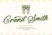 Grand Smith - Modern Brush Font, a Script Font by stylishtype.co (Thumbnail 1 of 20)