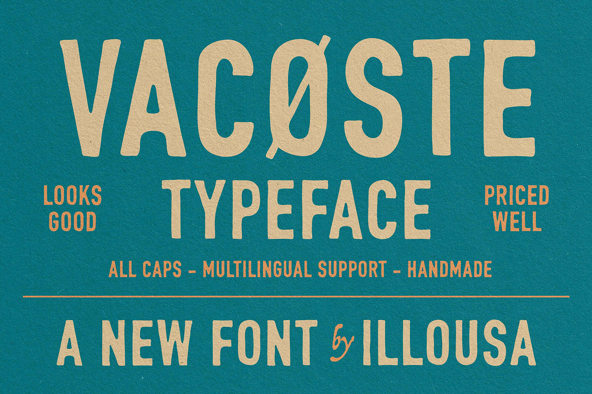 VACOSTE | Modern Vintage Font, a Sans Serif Font by Illousa (Photo 1 of 10)