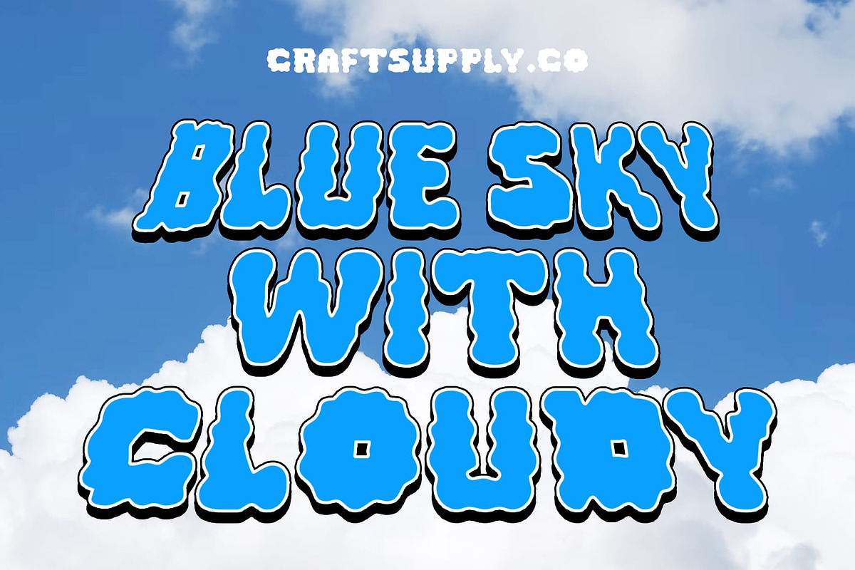 Colence Blur, a Sans Serif Font by Craft Supply Co. (Photo 3 of 8)