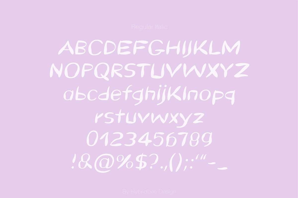 GRAPE CANDY – Sans Serif font, a Sans Serif Font by Hybridbee Design (Photo 5 of 10)