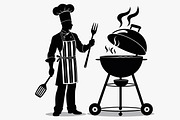 BBQ Grill Master Chef Bundle, an Illustration by Creativeshirt (Thumbnail 3 of 7)
