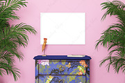 Frame Mockup Interior Summer, a Poster Template by Mockup Shop (Thumbnail 2 of 2)
