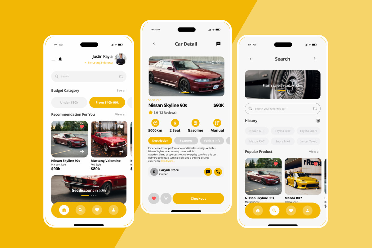 Caryuk – Used Car Marketplace App, an App Template by productype1 (Photo 4 of 5)