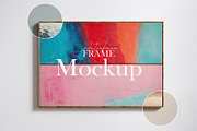 Framed floated canvas mockup, a Household Mockup by Artjafara (Thumbnail 1 of 5)
