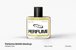 Perfume Bottle Mockup, a Packaging Mockup by renderstockmarket