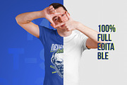 Male T-Shirt PSD Mockups Vol3, a Shirt Mockup by Hi, Mock-Up! (Thumbnail 2 of 10)