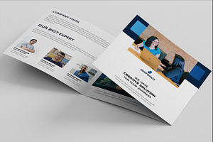 Corporate Square Tri-fold Brochure