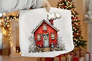 Whimsical Christmas Winter Clipart, an Illustration by Canvas Craft (Thumbnail 3 of 6)
