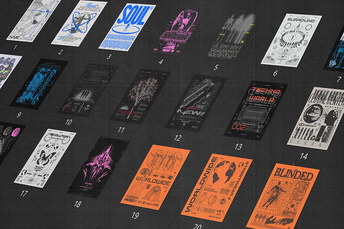 BRUTALISM PRINTS // POSTERS, an Object Graphic by BonkiStudio (Photo 12 of 12)