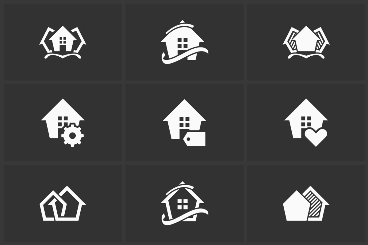 9 Vector Logo Elements - Bundle 03, a Branding & Logo Template by MAOV